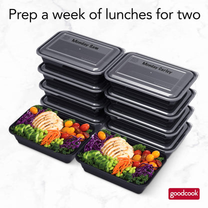 GoodCook Meal Prep Containers 10-Pack