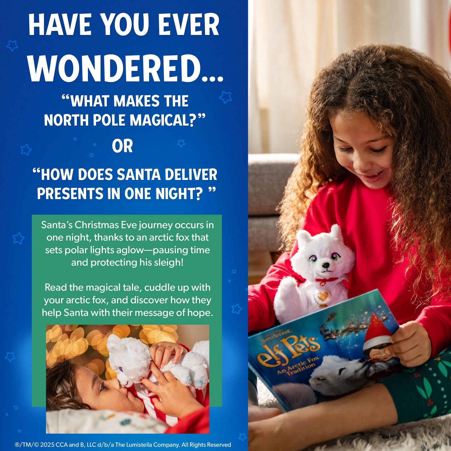 Elf Pets: An Arctic Fox Tradition - Storybook Included - Damaged Packaging