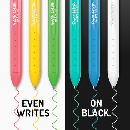 Paper Mate InkJoy Gel Bright Pens, Medium Point (0.7mm) 10 Count