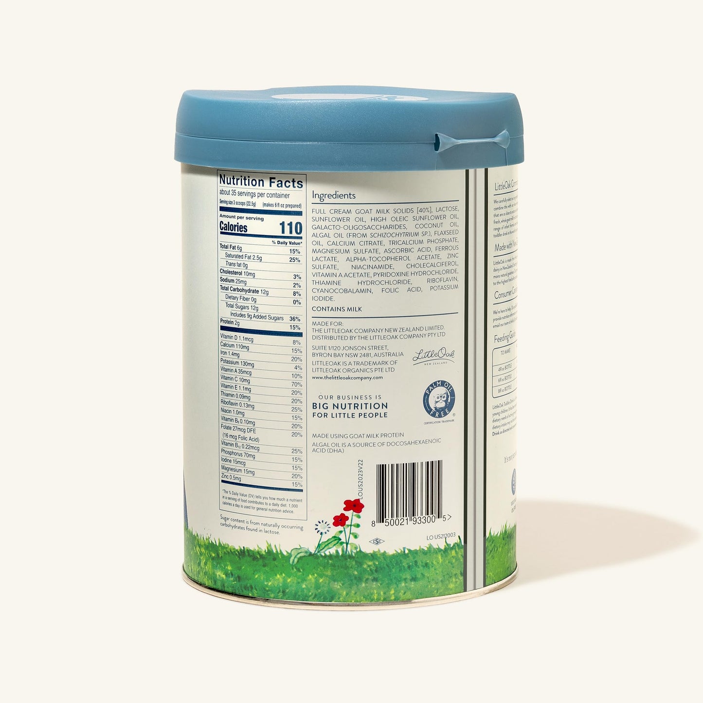 LittleOak Natural Goat Milk, Toddler Drink Mix 28oz (EXP 05/26)