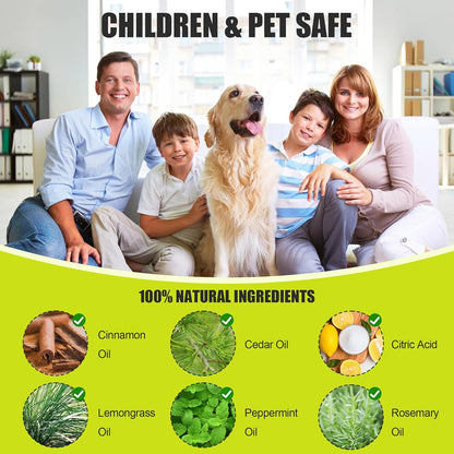 Rodent Repellent Pouches 8 Pcs Mice Repellent Indoor, Natural Peppermint Insect Deterrent Pouches