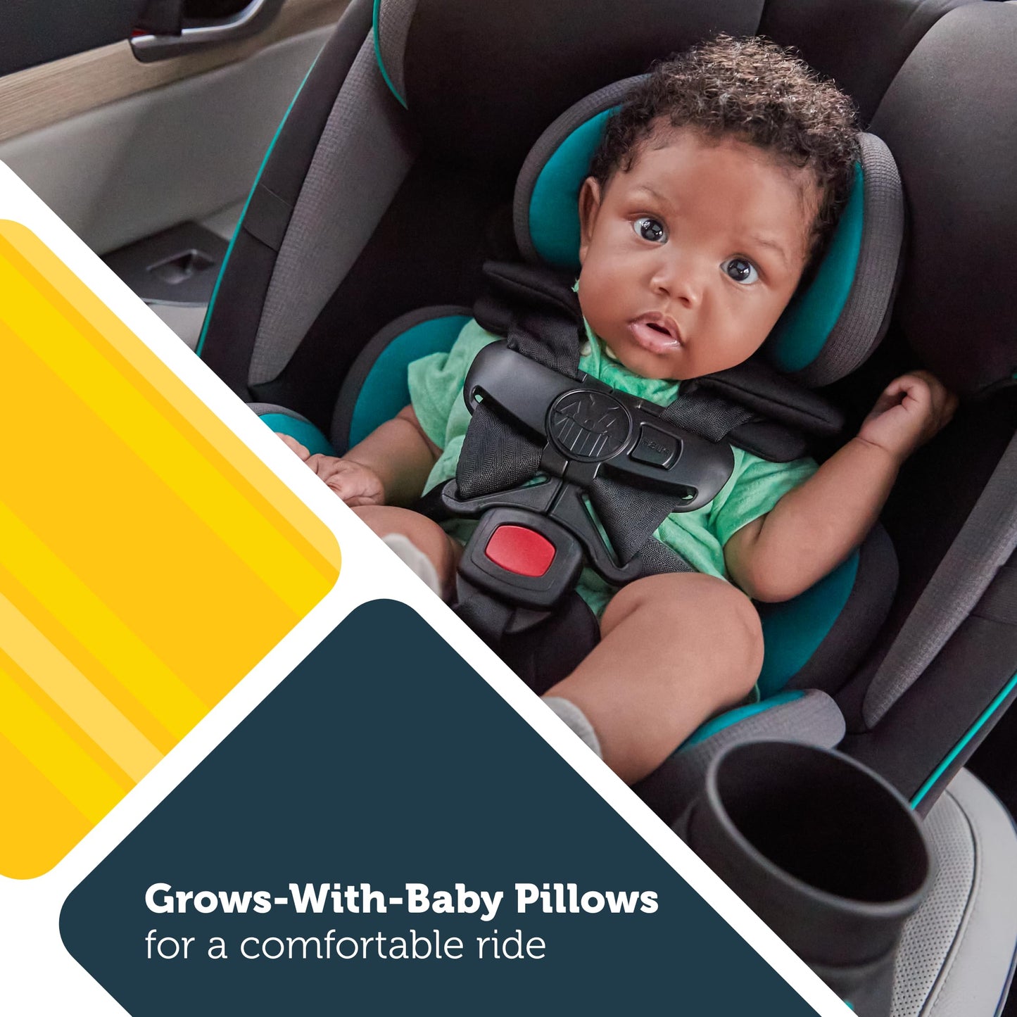 Safety 1st Grow and Go Convertible Car Seat, Black Phantom