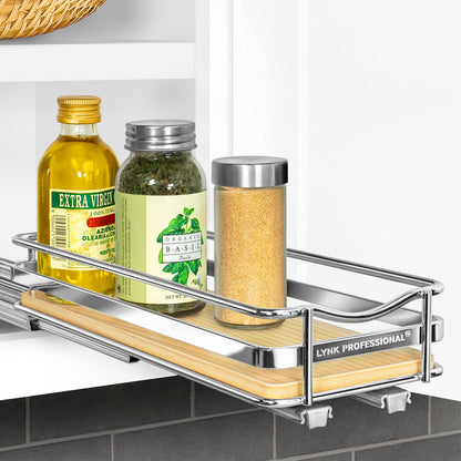 Elite Pull Out Spice Rack Organizer for Cabinet, 4-1/4 in.