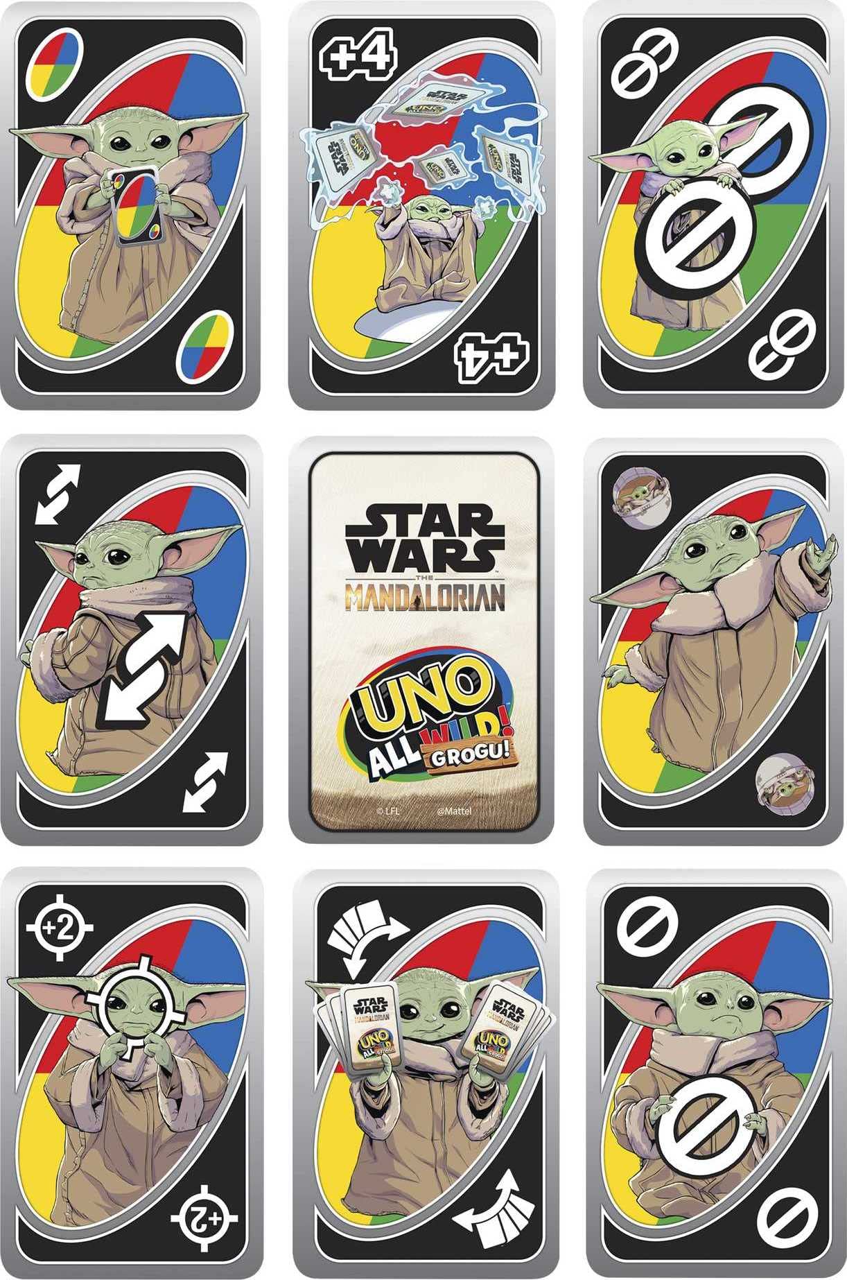 Mattel Games UNO The Mandalorian All Wild
