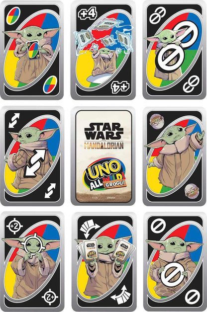 Mattel Games UNO The Mandalorian All Wild
