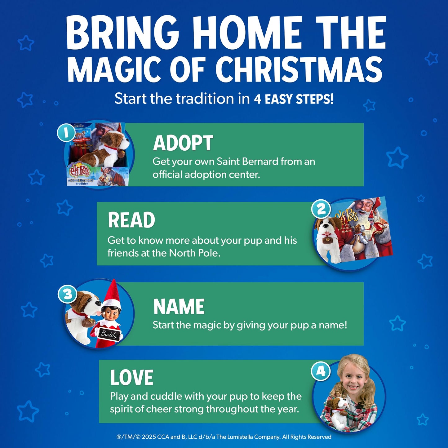 Elf Pets: a Saint Bernard Tradition – Includes St. Bernard Plush and Storybook