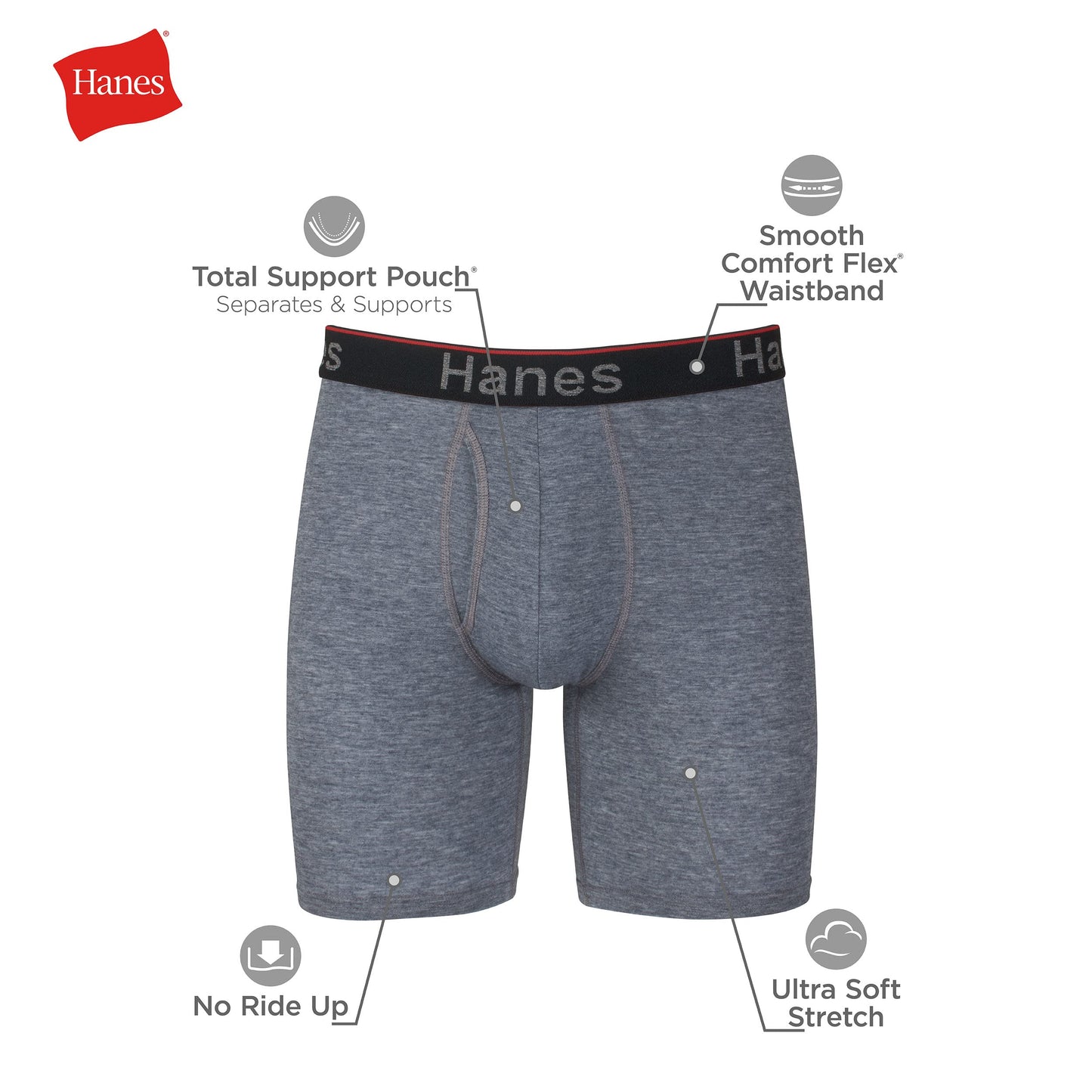 Men's Boxer Briefs 3 Pack Medium