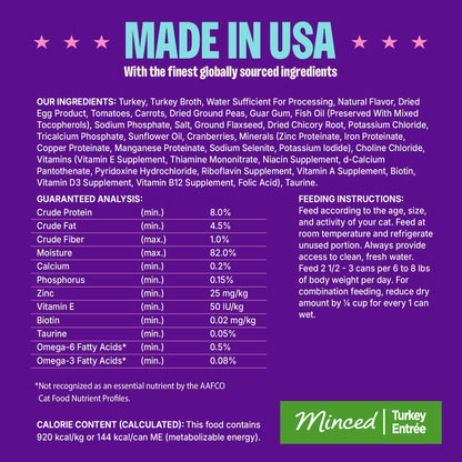 Wellness Complete Health Adult Cat Food Turkey 3oz 24pk (Best By 12/09/2027)