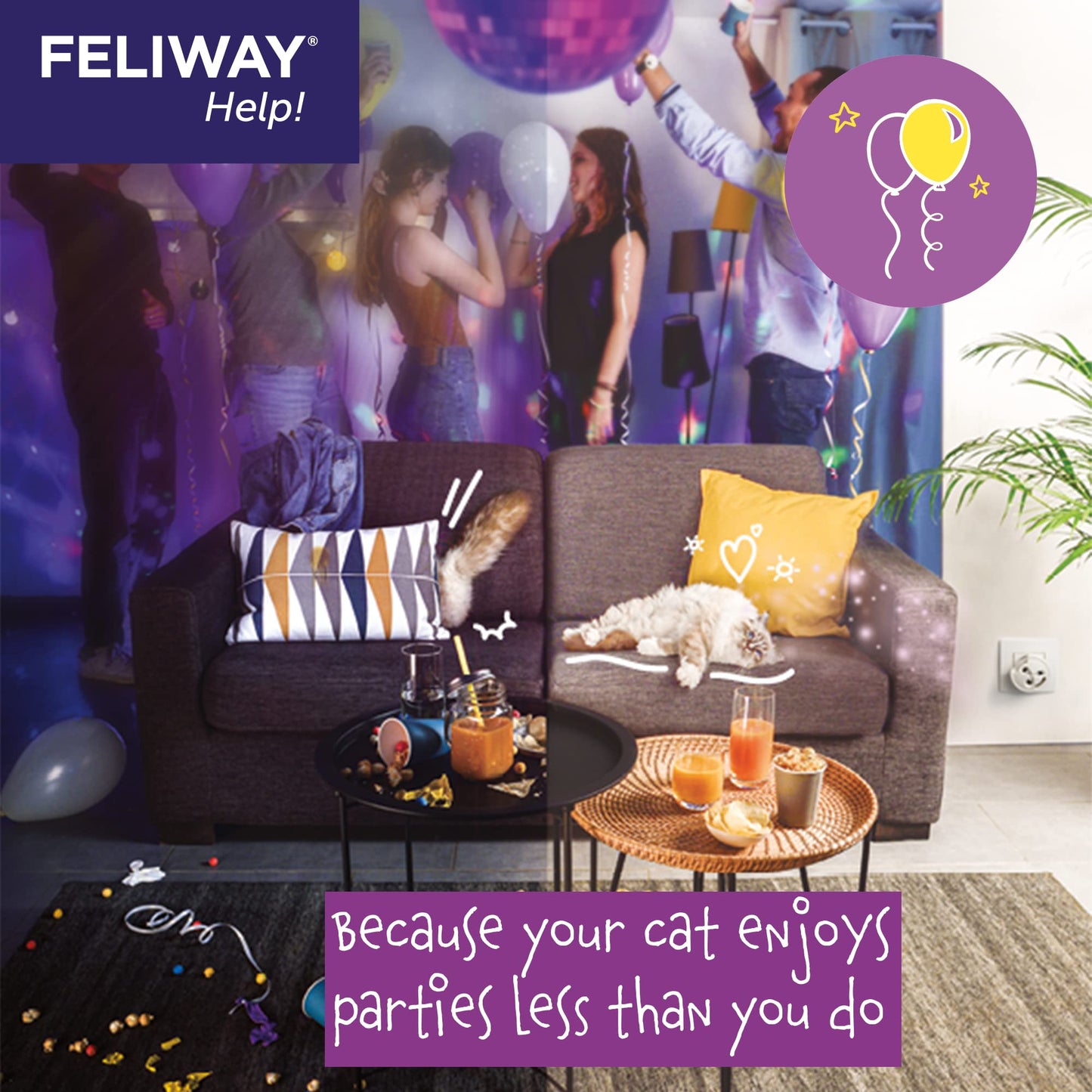 FELIWAY Help! Cat Calming Diffuser 7-Day Starter Kit