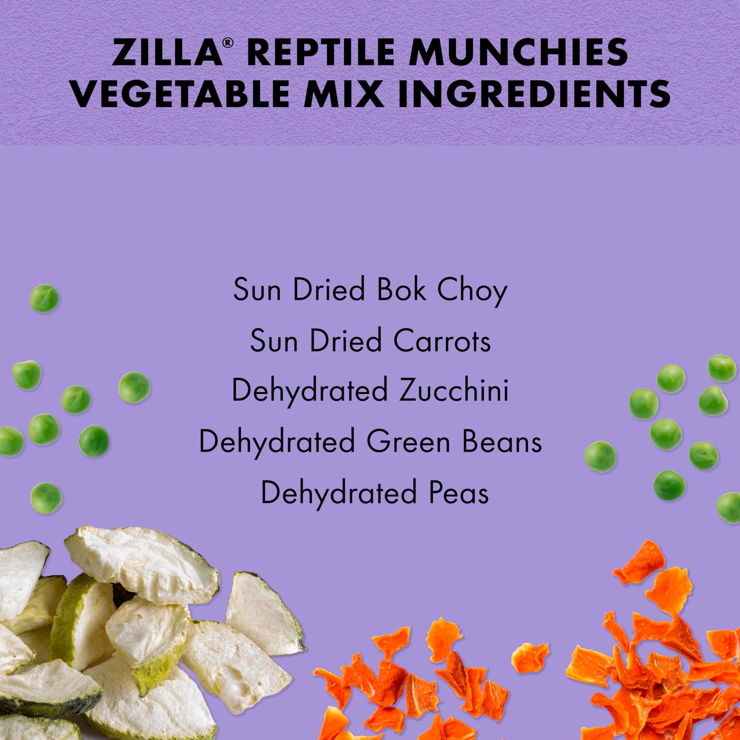 Zilla Reptile Vegetable Mix 4oz (Exp. 07/29/2027)