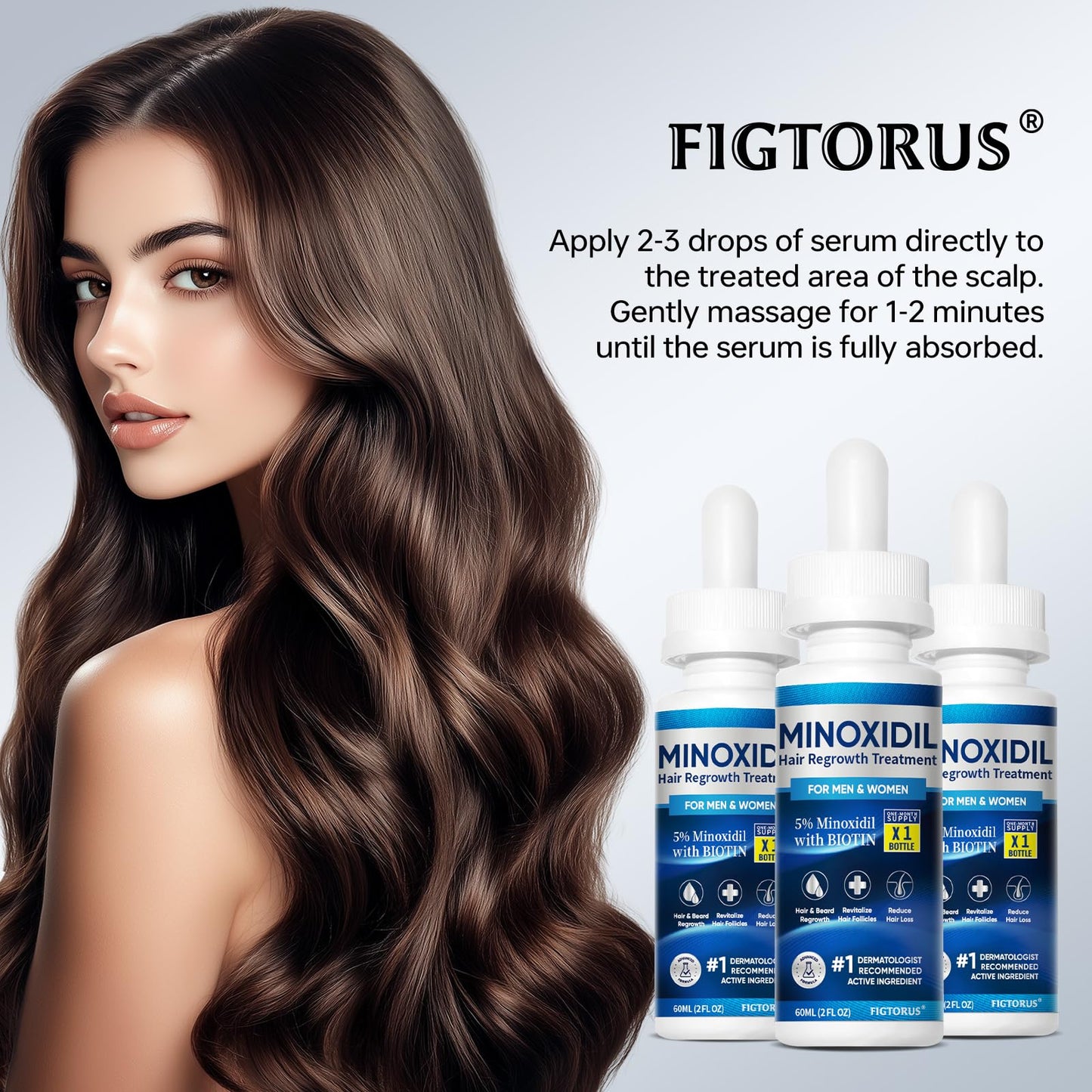 5% Minoxidil Hair Regrowth Treatment for Men & Women