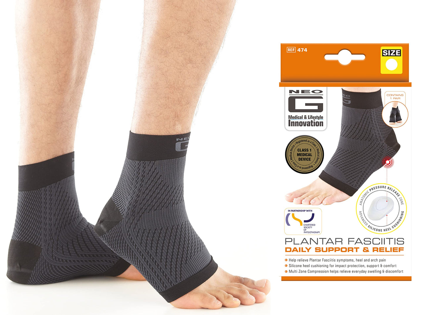 Neo G Plantar Fasciitis Everyday Support, Large