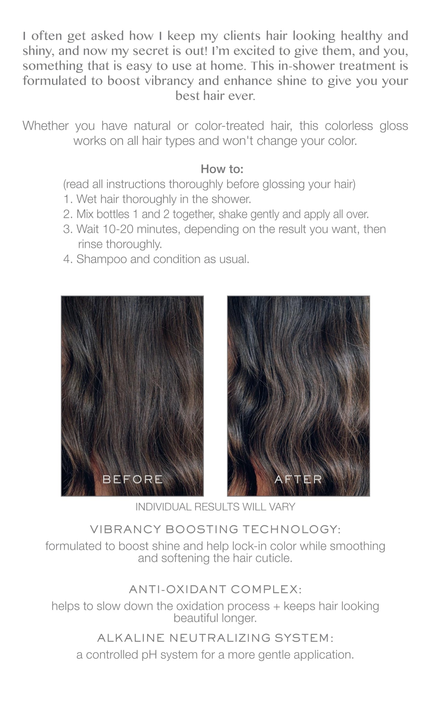 Kristin Ess Hair Signature Hair Gloss, Smokey Topaz