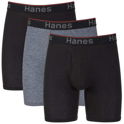 Hanes Mens Total Support 3 Pack, X-Large