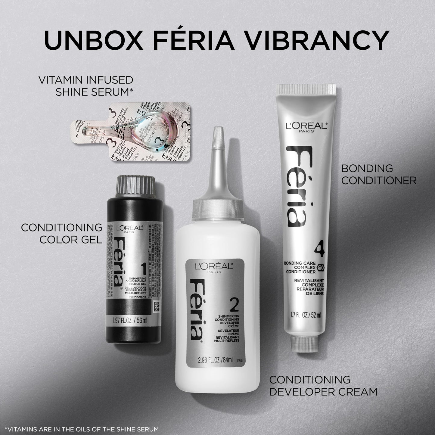 L Oreal Paris Feria Shimmering Permanent Hair Color 26 Black Chery