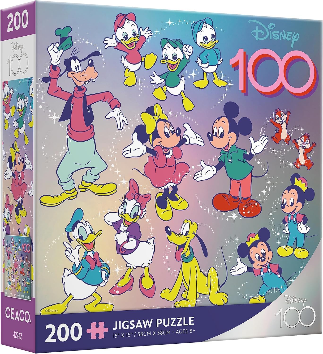Ceaco - Disney's 100th Anniversary - One Hundred Years of Wonder - 200 Piece Jigsaw Puzzle