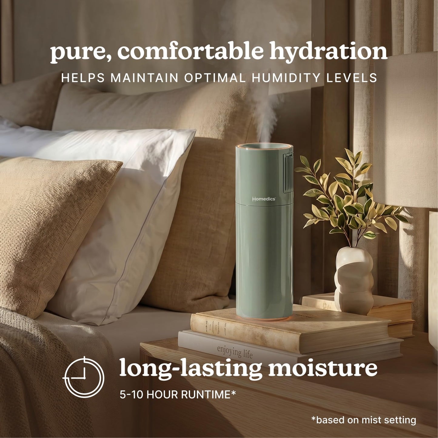 Homedics Portable Ultrasonic Humidifier