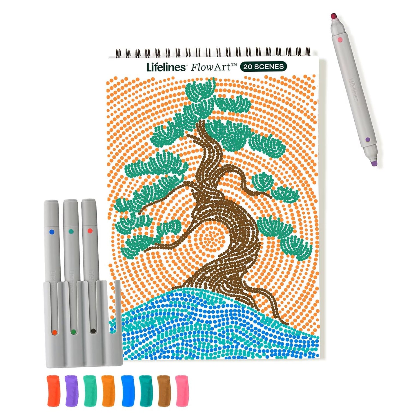 Lifelines Landscape Dots by LetterLifelines FlowArt