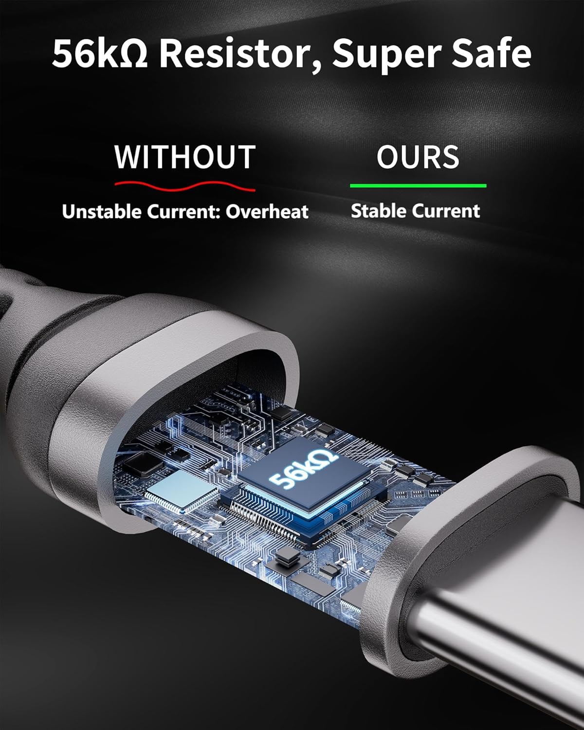 1FT USB C Cable for iPhone 16/15 Pro Max, 2-Pack 12 Inch USB A to USB C Cable Short USB to USBC Cable Braided Compatible with Samsung Galaxy S24/S23 Google Pixel