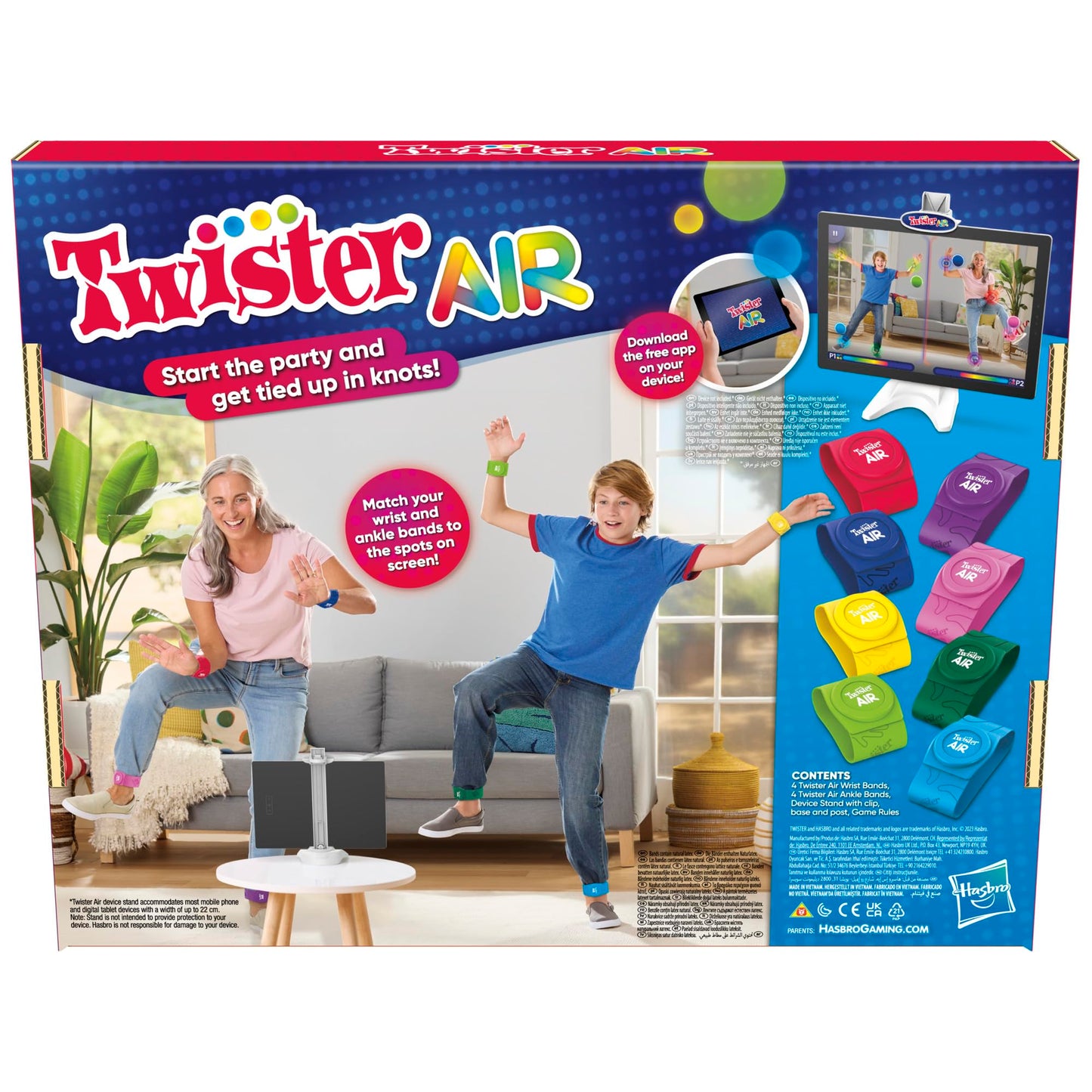 Hasbro Twister Air AR Game with Bands