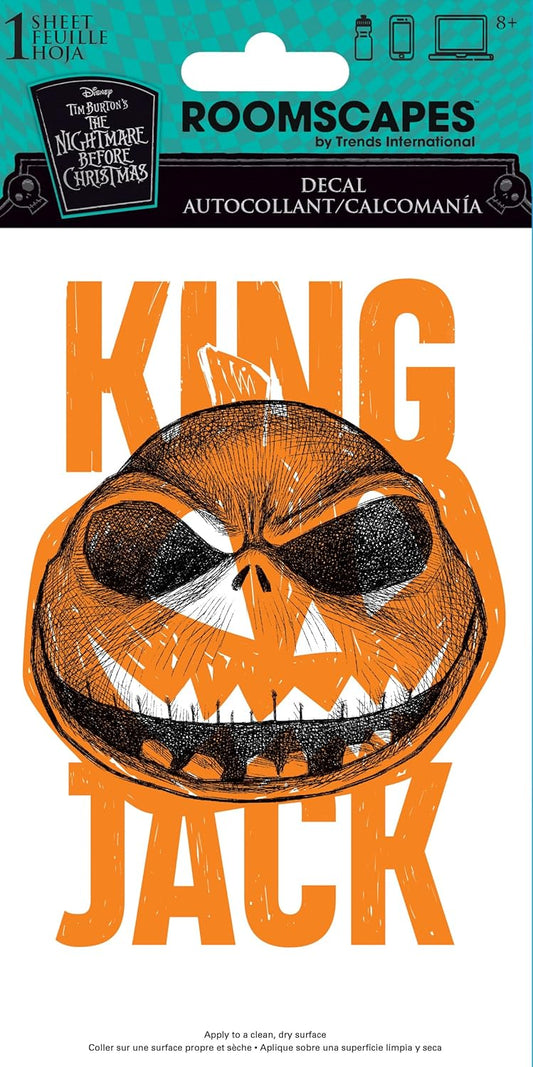 Nightmare Before Christmas Decal 4 x 8 King Jack