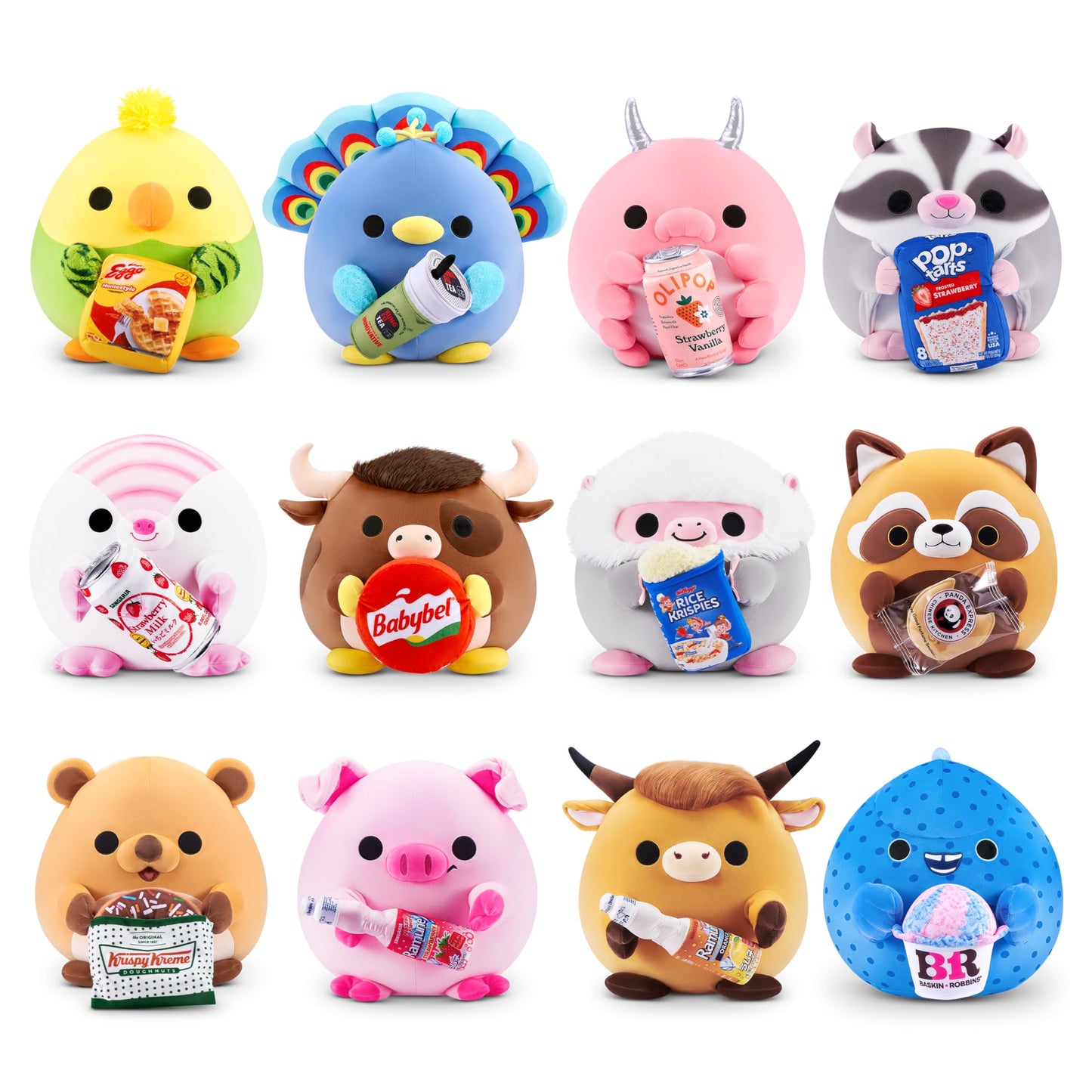 Snackles Licensed Series 3 8-inch Plush (Lucy) by ZURU, Plush with License Snack Brand Accessory