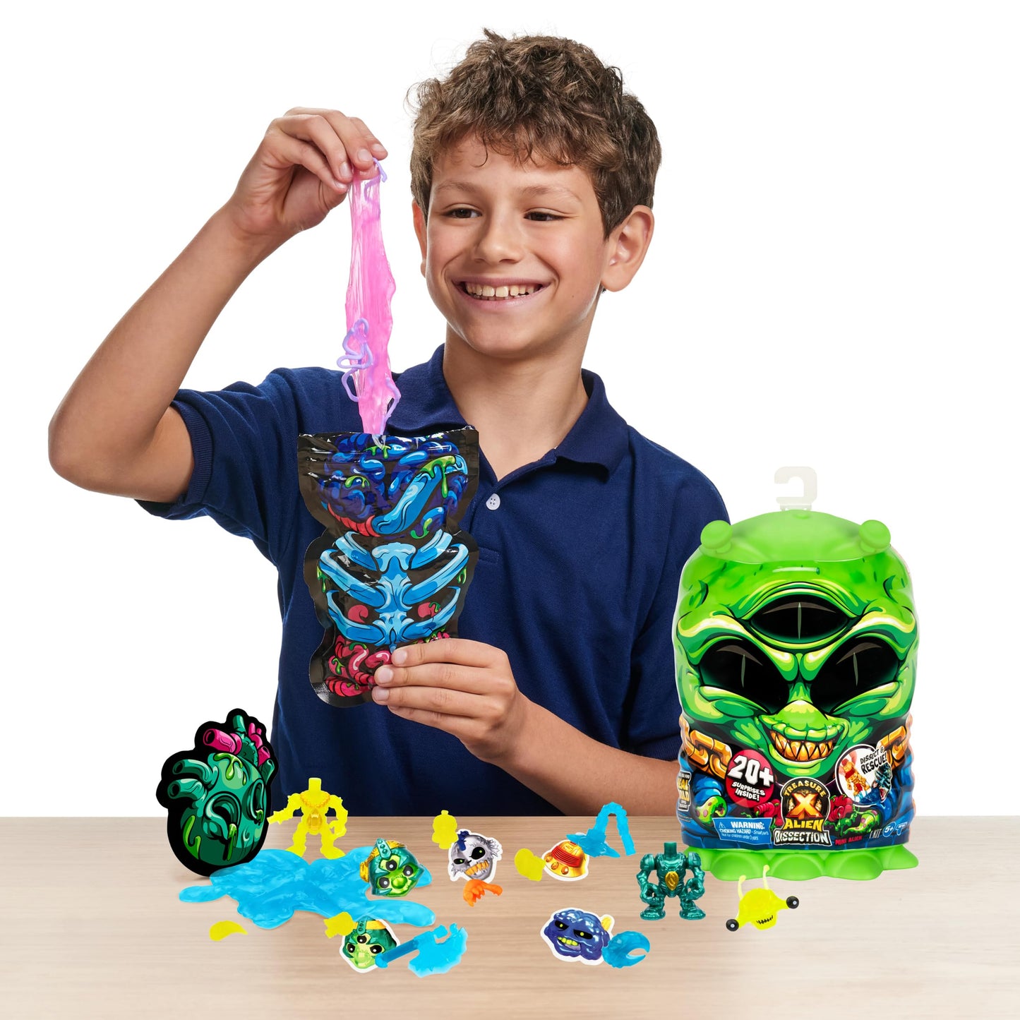 Treasure X Mini Alien Dissection, Dissect the 8" (20cm)