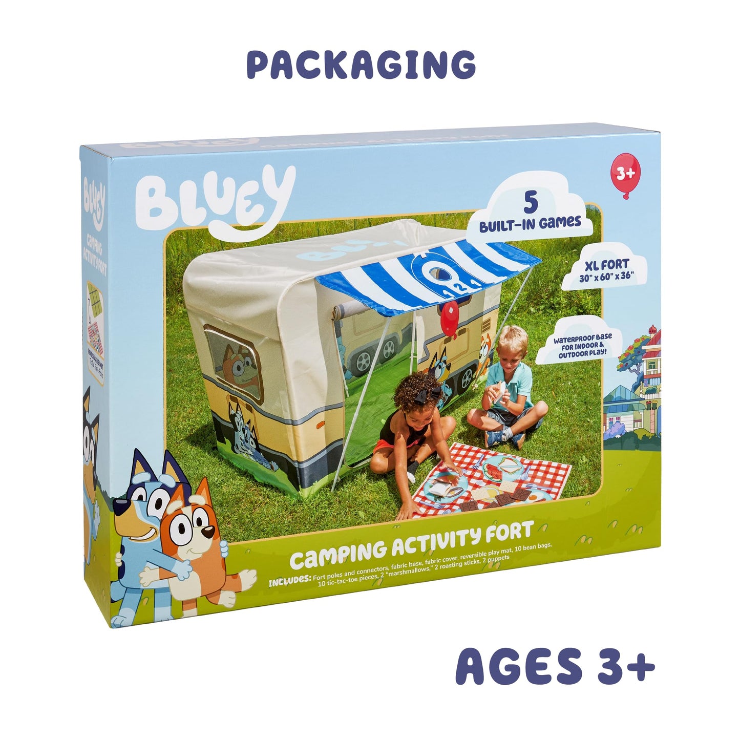 BLUEY Camping Activity Fort