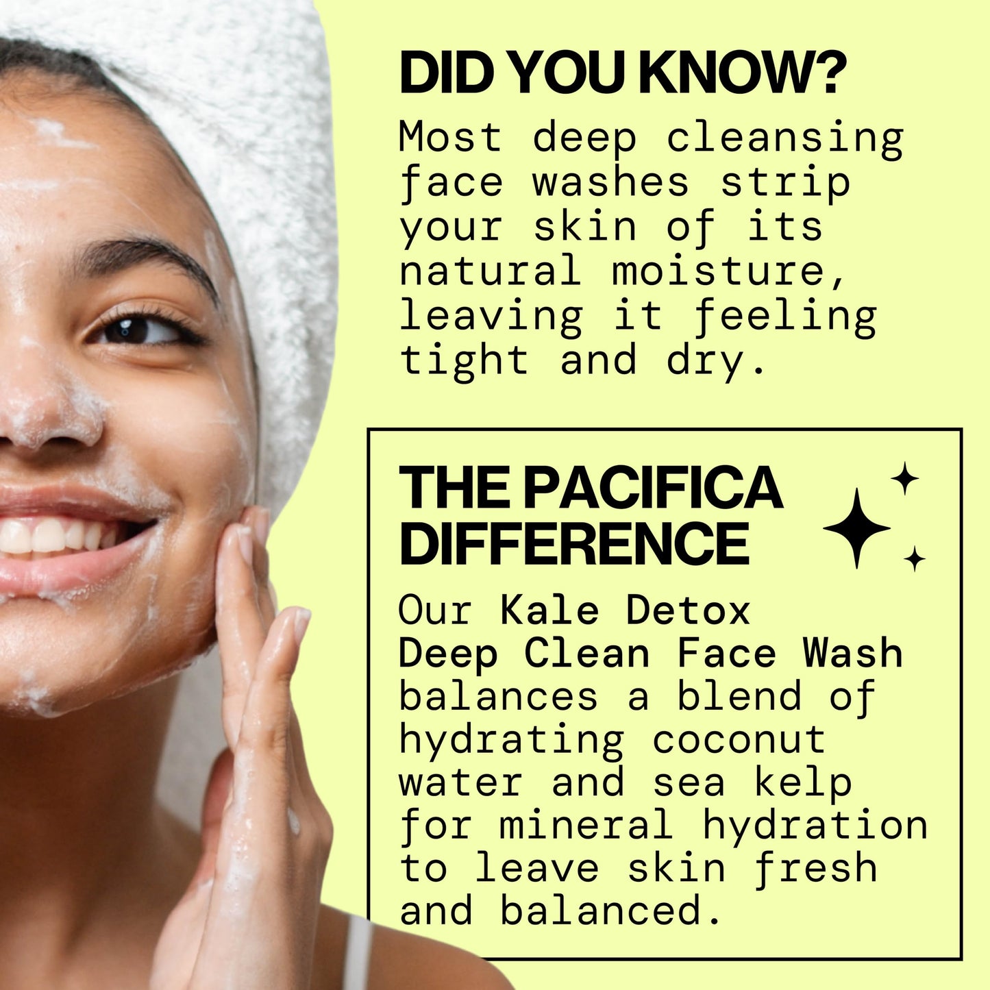 Pacifica Kale Detox Face Wash 5 oz