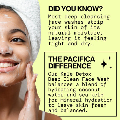 Pacifica Kale Detox Face Wash 5 oz