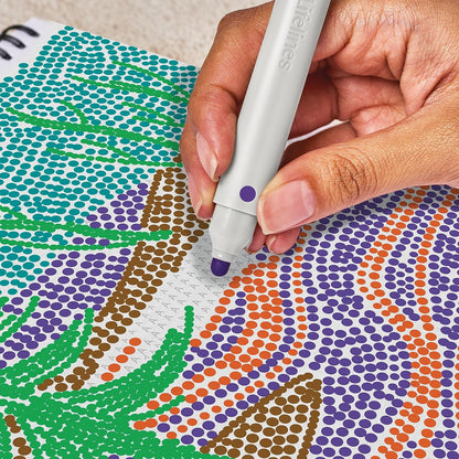 Lifelines Landscape Dots by LetterLifelines FlowArt