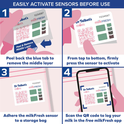 Dr. Talbot's Breastmilk Freshness Sensors - 48 Count