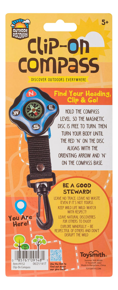 Toysmith Backyard Exploration Clip-On Compass
