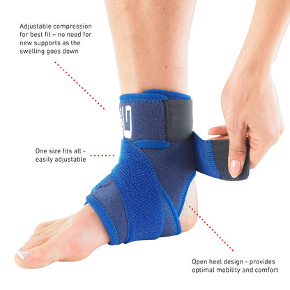 Neo G Ankle Support with Figure 8 Strap, One Size **Damaged Packaging**