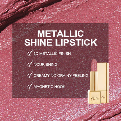Oulac Metallic Lipstick, Mauve Babe GM04