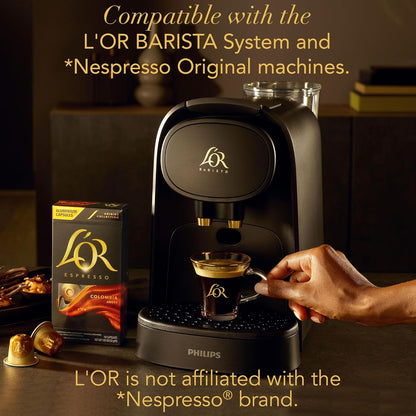 L'OR Espresso Capsules, 50 Count Mild Variety Pack, Single-Serve Aluminum Coffee Capsules Compatible with the L OR BARISTA System & *Nespresso Original Machines *Open Box* *Exp 11/30/25*
