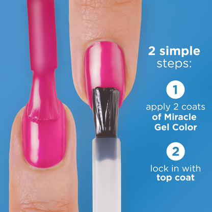 Miracle Gel Supercharged Pinks Nail Polish Blush Crush