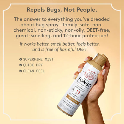 DEET-Free Insect Repellent, The 12 Hour Protection, DEET Alternative, Fragrance Free