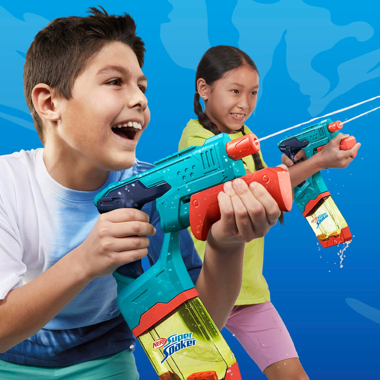 Nerf Super Soaker Dunk-Fill, 2 Water Blasters, Easy Instant Fill