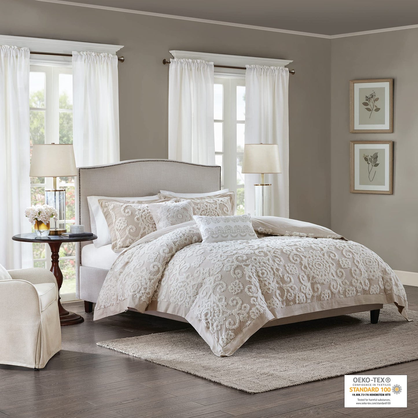 Harbor House Suzanna King Comforter Set, Taupe