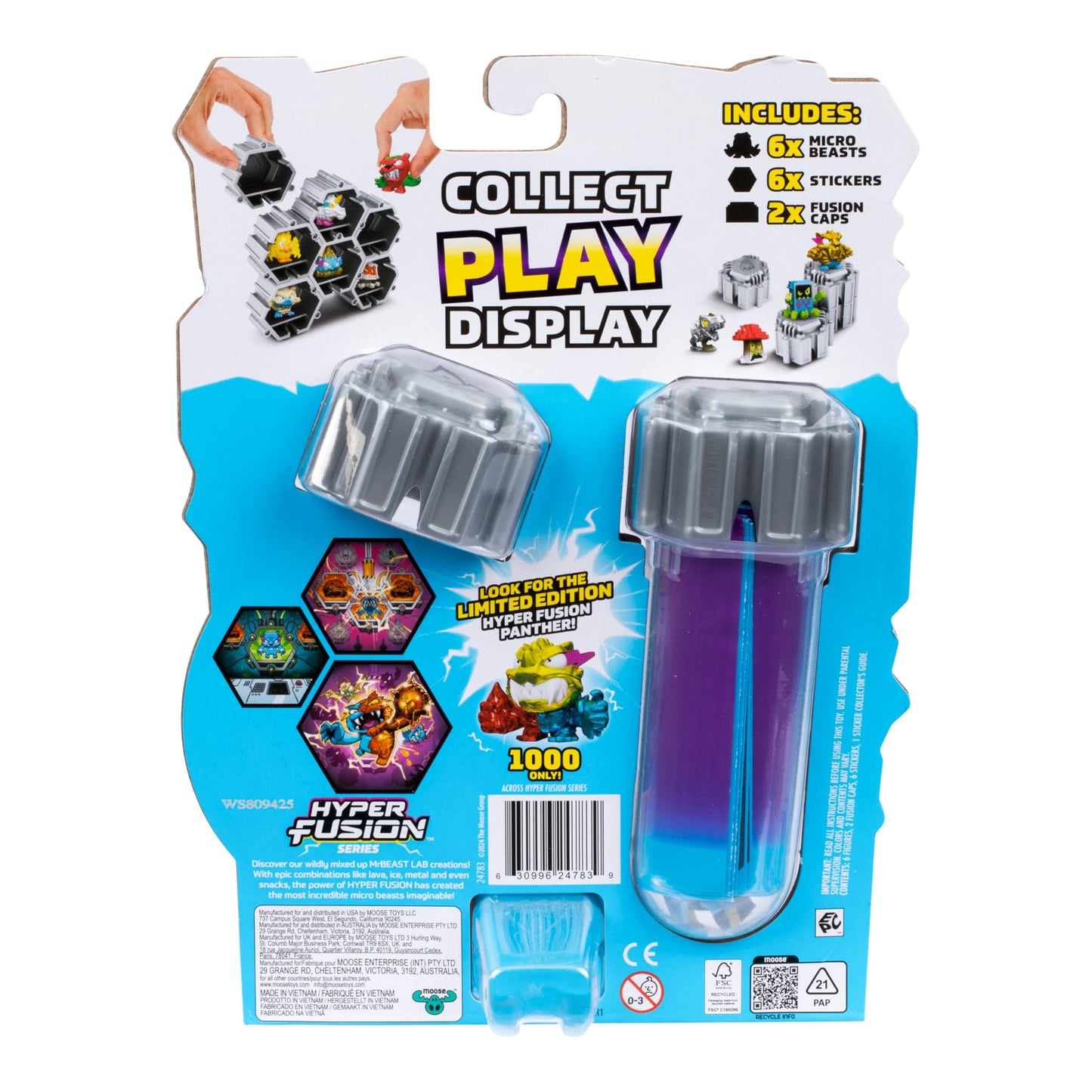 MrBeast Lab Swarms Series 3, Hyper Fusion Series, 6 Pack