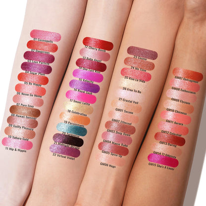Oulac Metallic Lipstick, Mauve Babe GM04