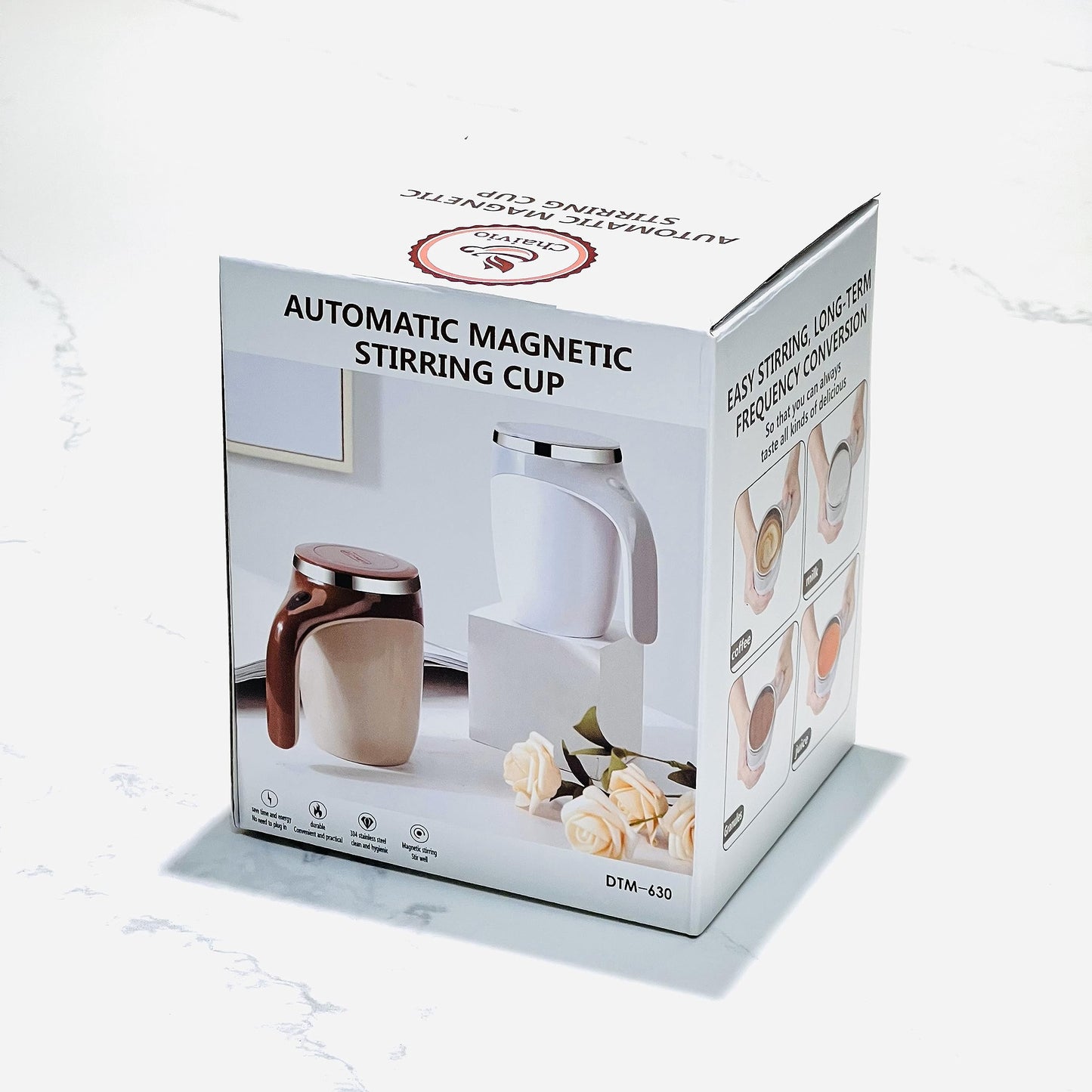 CHAIVIO Automatic Magnetic Stirring Tea/Coffee Mug