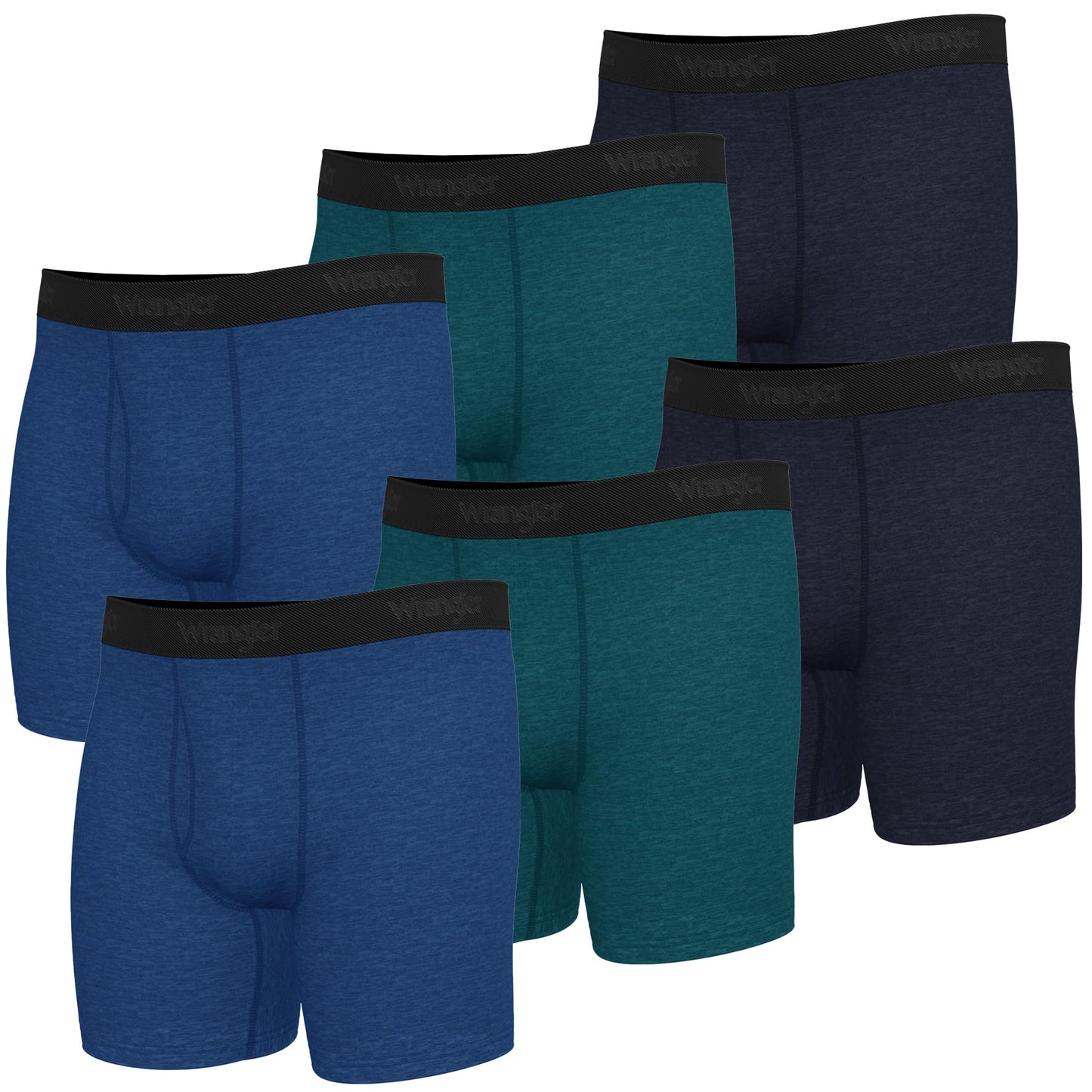 Wrangler Premium Boxer Briefs Underwear Large 6PK