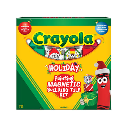 Crayola Magnetic Tiles, Gingerbread Doodle, Set of 24 Pieces