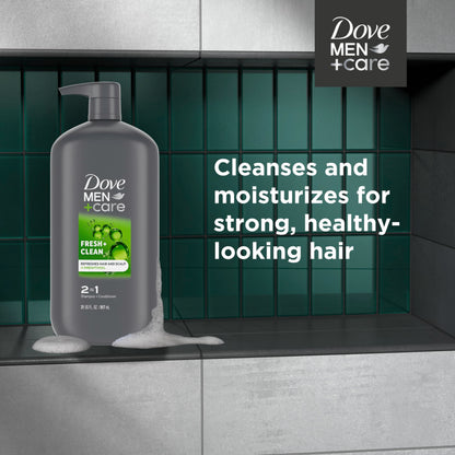 Dove Men+Care Fresh & Clean 2-in-1 Shampoo & Conditioner 31 oz