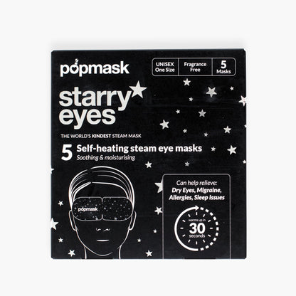 Popmask Starry Eyes Self Heating Steam Eye Masks 5 Pack