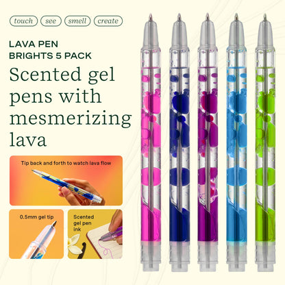 Lifelines Scented Lava Gel Pen Set, 2-Pack