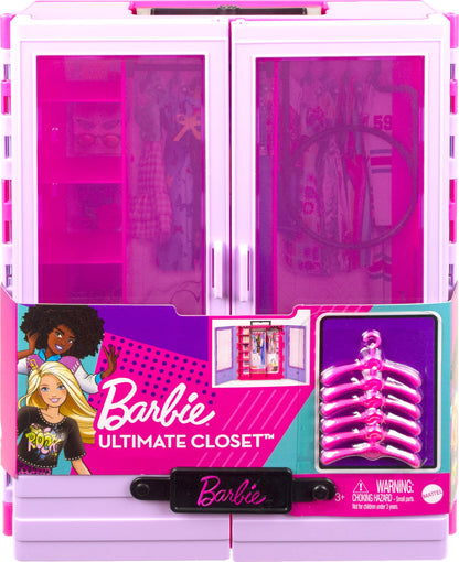 Barbie Fashionistas Ultimate Closet & 6 Hangars