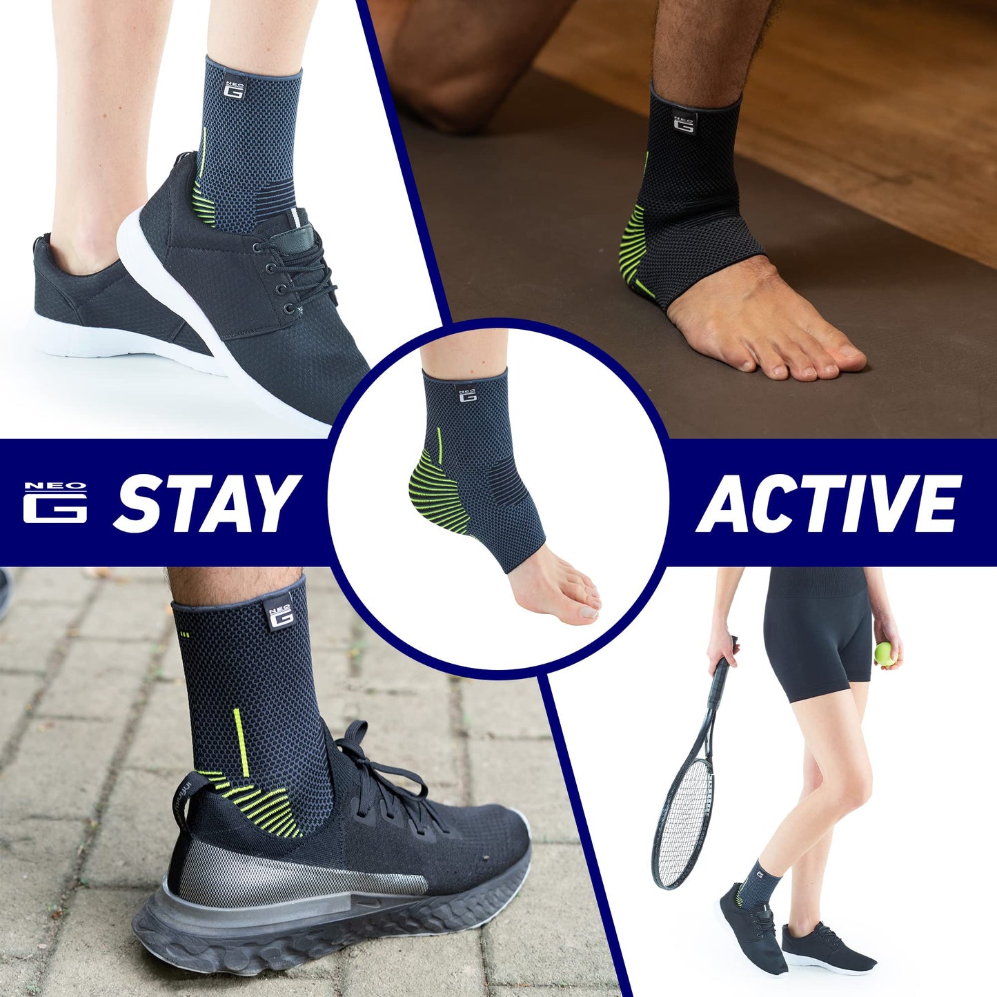 Neo-G Ankle Compression Sleeve Sports - M